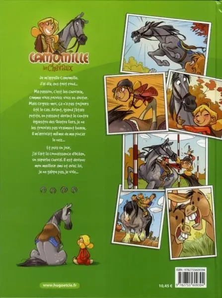 Verso de l'album Camomille et les chevaux Tome 1 Un amour d'océan