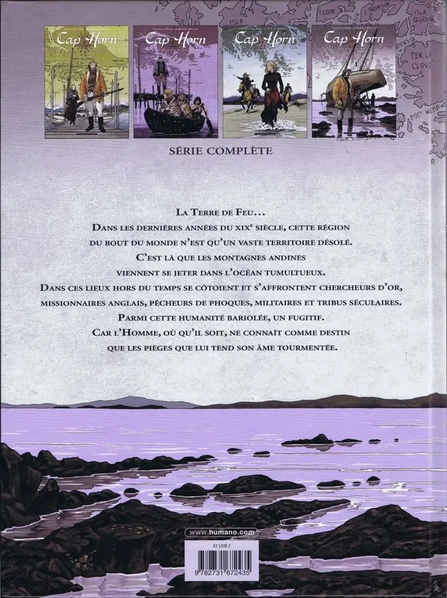 Verso de l'album Cap Horn Tome 4 Le prince de l'âme