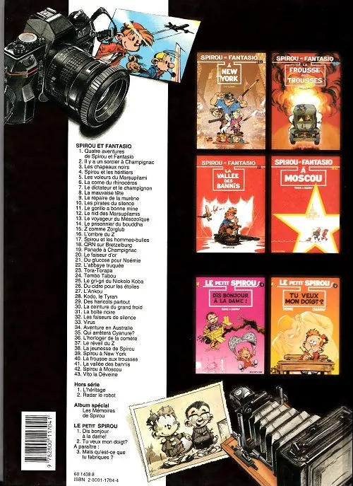Verso de l'album Spirou et Fantasio Tome 41 La vallée des bannis