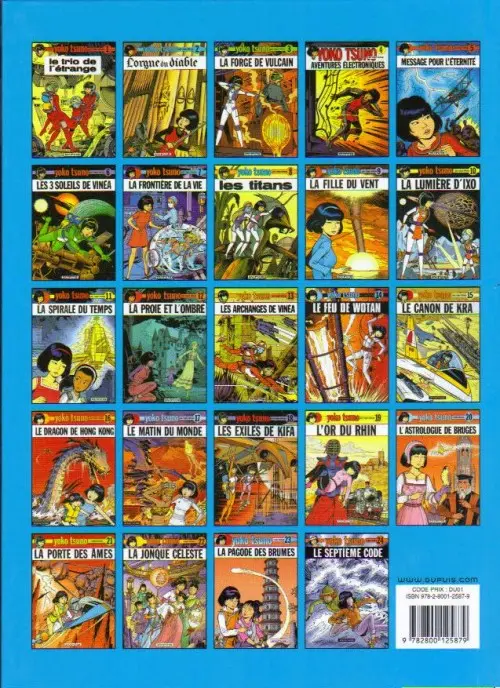 Verso de l'album Yoko Tsuno Tome 22 La jonque céleste
