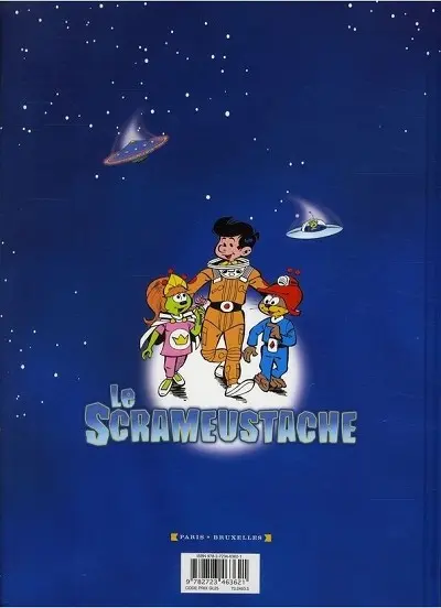Verso de l'album Le Scrameustache Tome 25 Le bêtisier galaxien