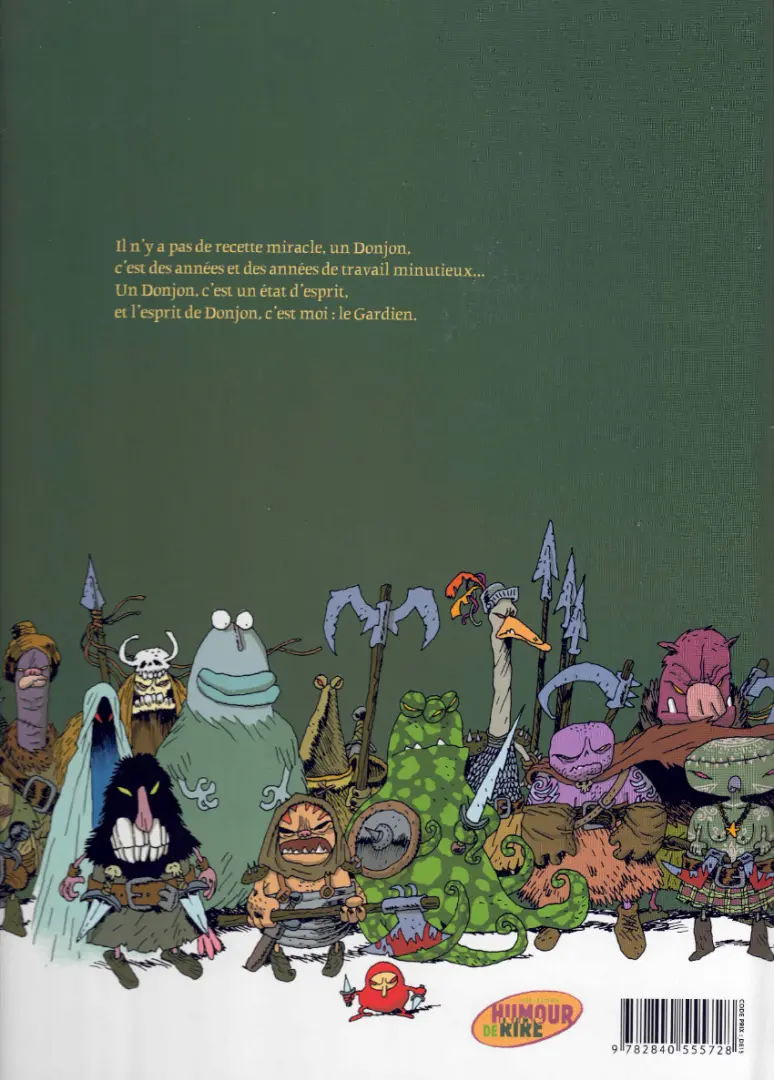 Verso de l'album Donjon Parade Tome 1 Un donjon de trop