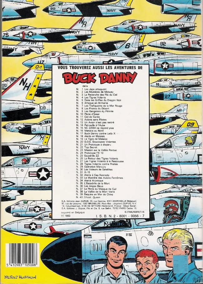 Verso de l'album Buck Danny Tome 19 Le Tigre de Malaisie