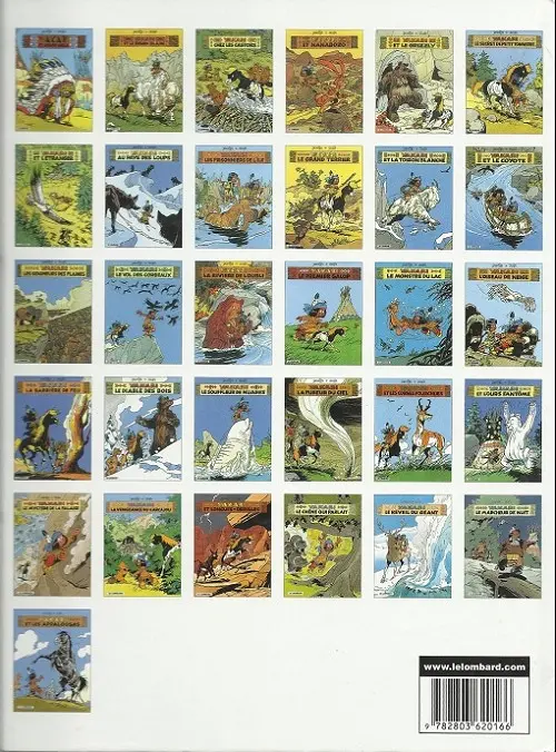 Verso de l'album Yakari Tome 22 La fureur du ciel