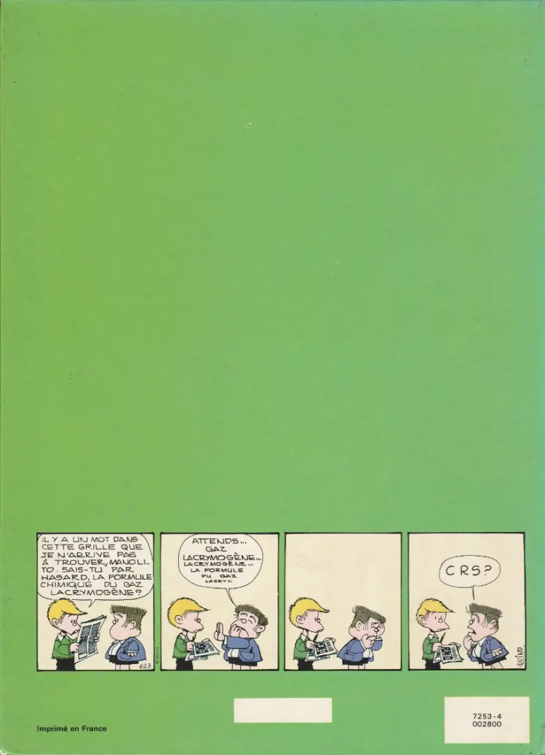 Verso de l'album Mafalda Tome 5 Le monde de Mafalda