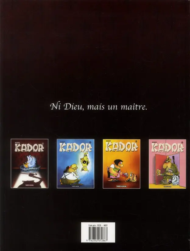 Verso de l'album Kador Tome 2