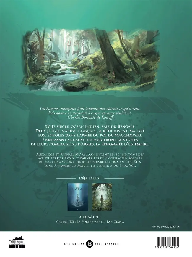 Verso de l'album Castan Tome 2 La terre du Dragon Tonnerre