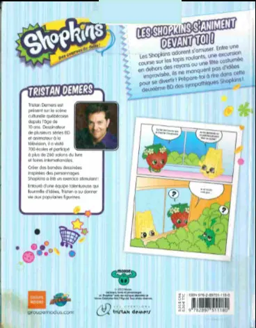 Verso de l'album Shopkins - Des courses de folie ! Tome 2 Amies pour la vie