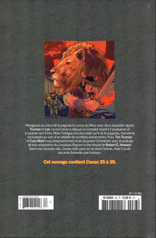 Verso de l'album The Savage Sword of Conan - La Collection Tome 83 Ils règneront de nouveau