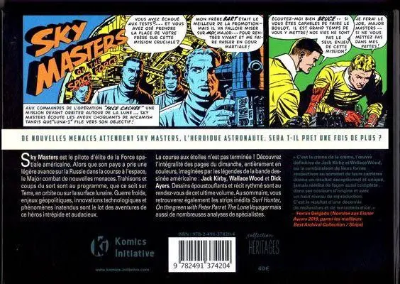 Verso de l'album Sky masters of the space force 2 Missions secrètes