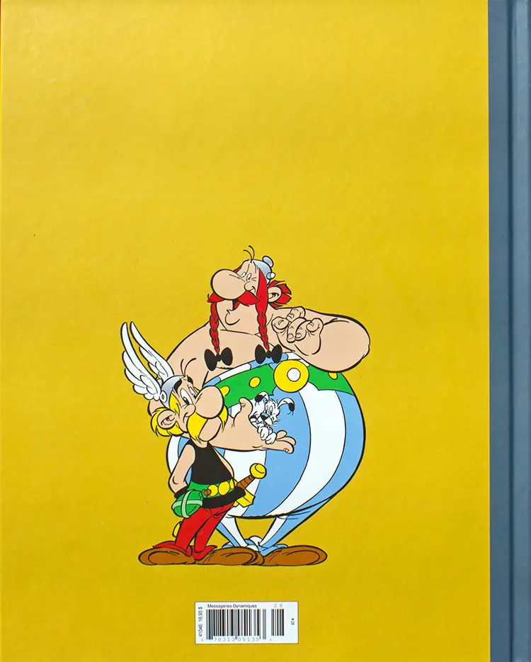 Verso de l'album Astérix La collection officielle HS I Comment Obélix est tombé dans la marmite du druide quand il était petit
