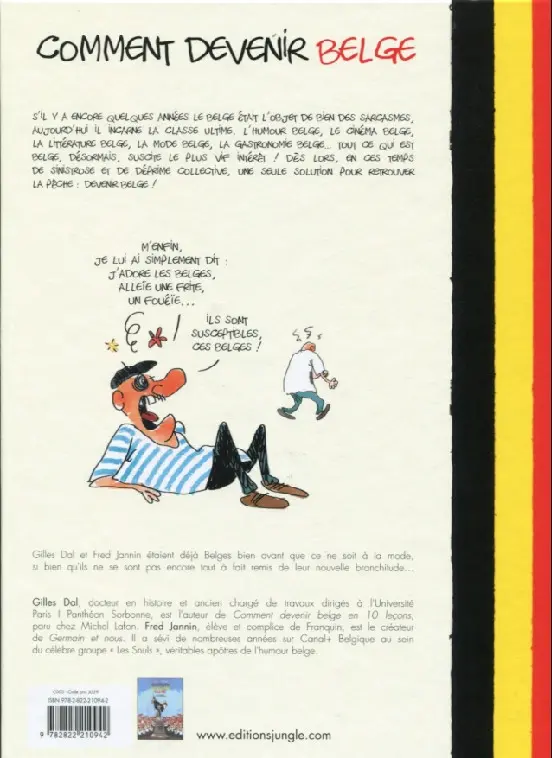 Verso de l'album Comment devenir Belge 1 Comment devenir Belge ou le rester si vous l'êtes déjà