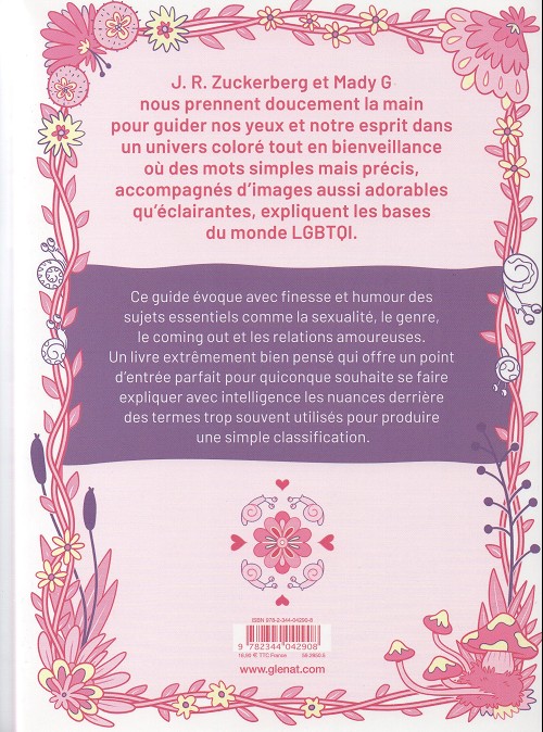 Verso de l'album Guide de poche des identités queers & trans