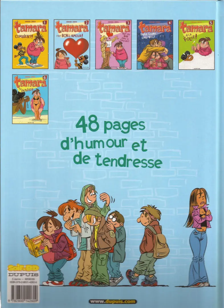 Verso de l'album Tamara Tome 2 C'est BON l'amour !
