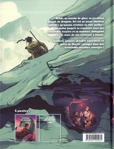 Verso de l'album Le sceau du dragon 1 Ari, le chasseur