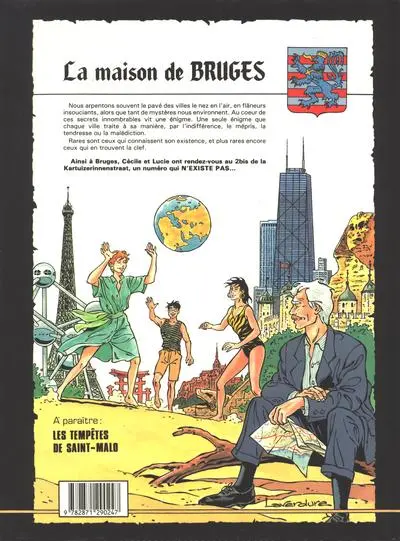 Verso de l'album Les Chroniques de l'impossible Tome 1 La maison de Bruges