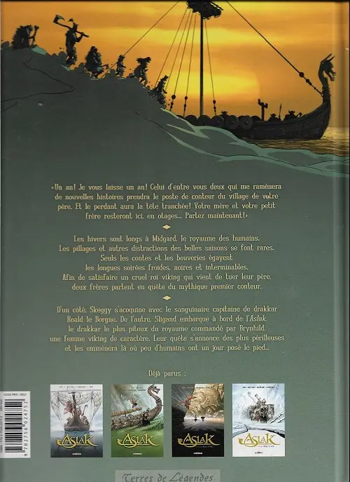 Verso de l'album Aslak Tome 2 Le mât du milieu
