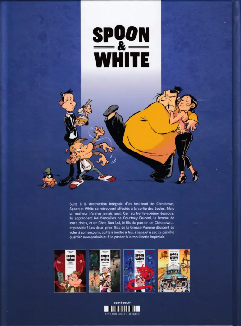 Verso de l'album Spoon & White Tome 3 Cop Mic Mac