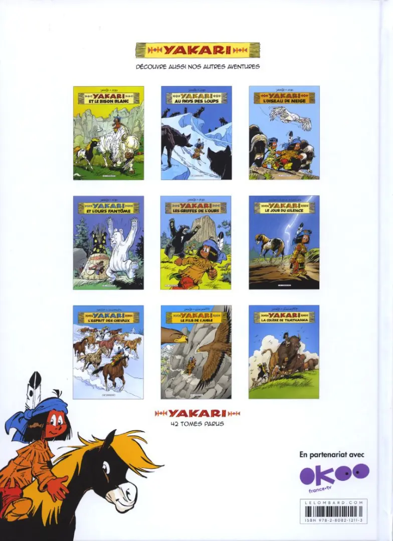 Verso de l'album Yakari Tome 34 Le retour du lapin magicien