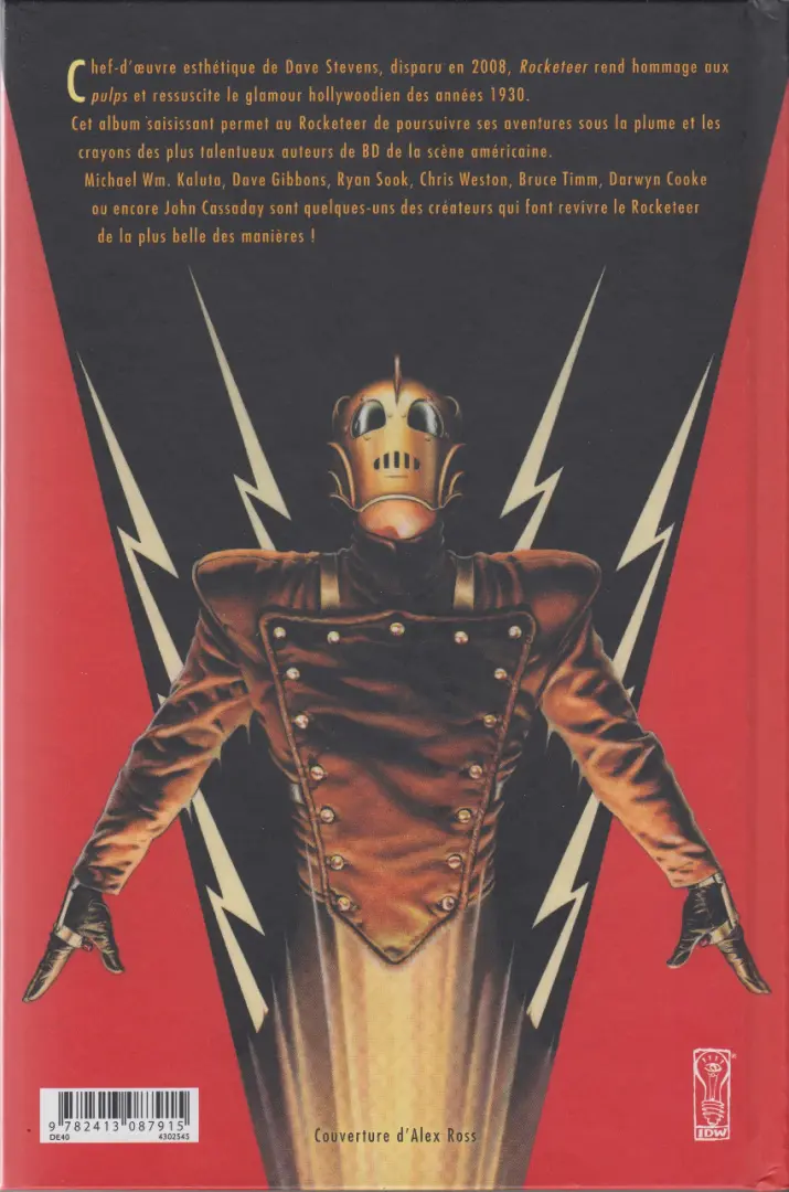 Verso de l'album Rocketeer : Nouvelles Aventures Tome 2