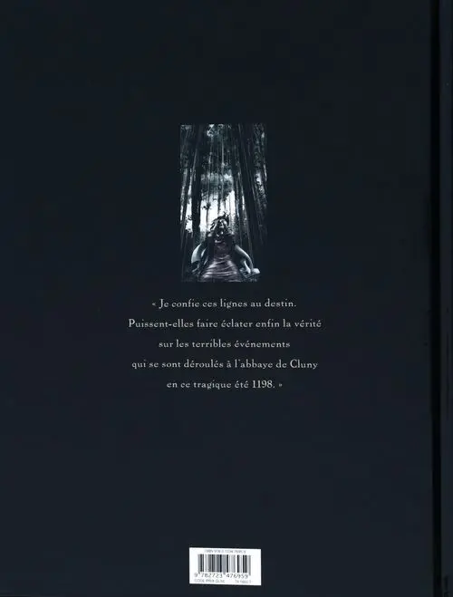 Verso de l'album La Conjuration de Cluny