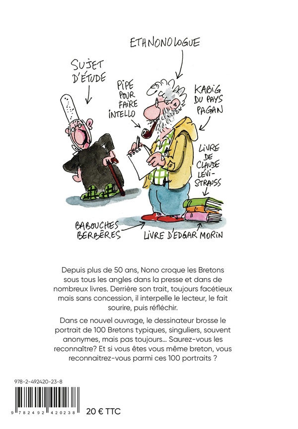 Verso de l'album Bande De Bretons ! Une ethNONOlogie à la sauce armoricaine