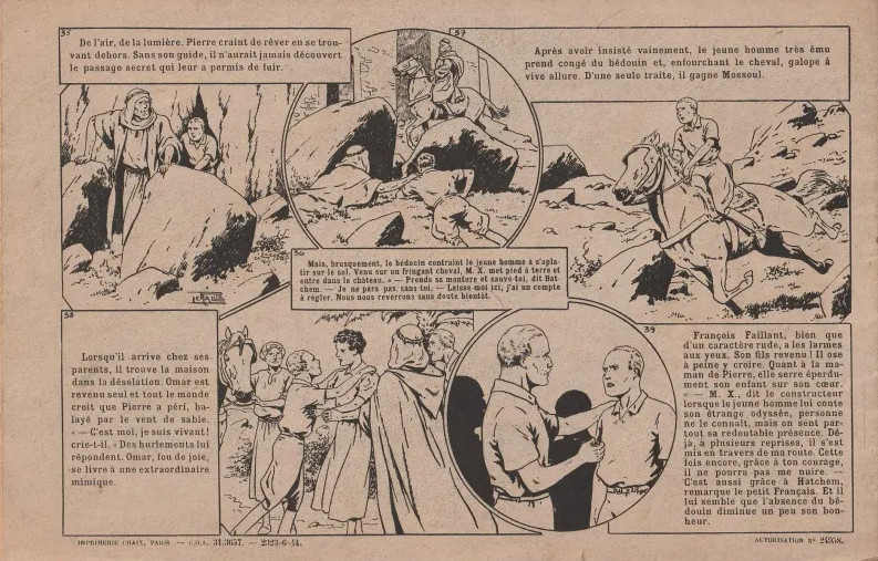 Verso de l'album Le souterrain de Kaalat-Rahba