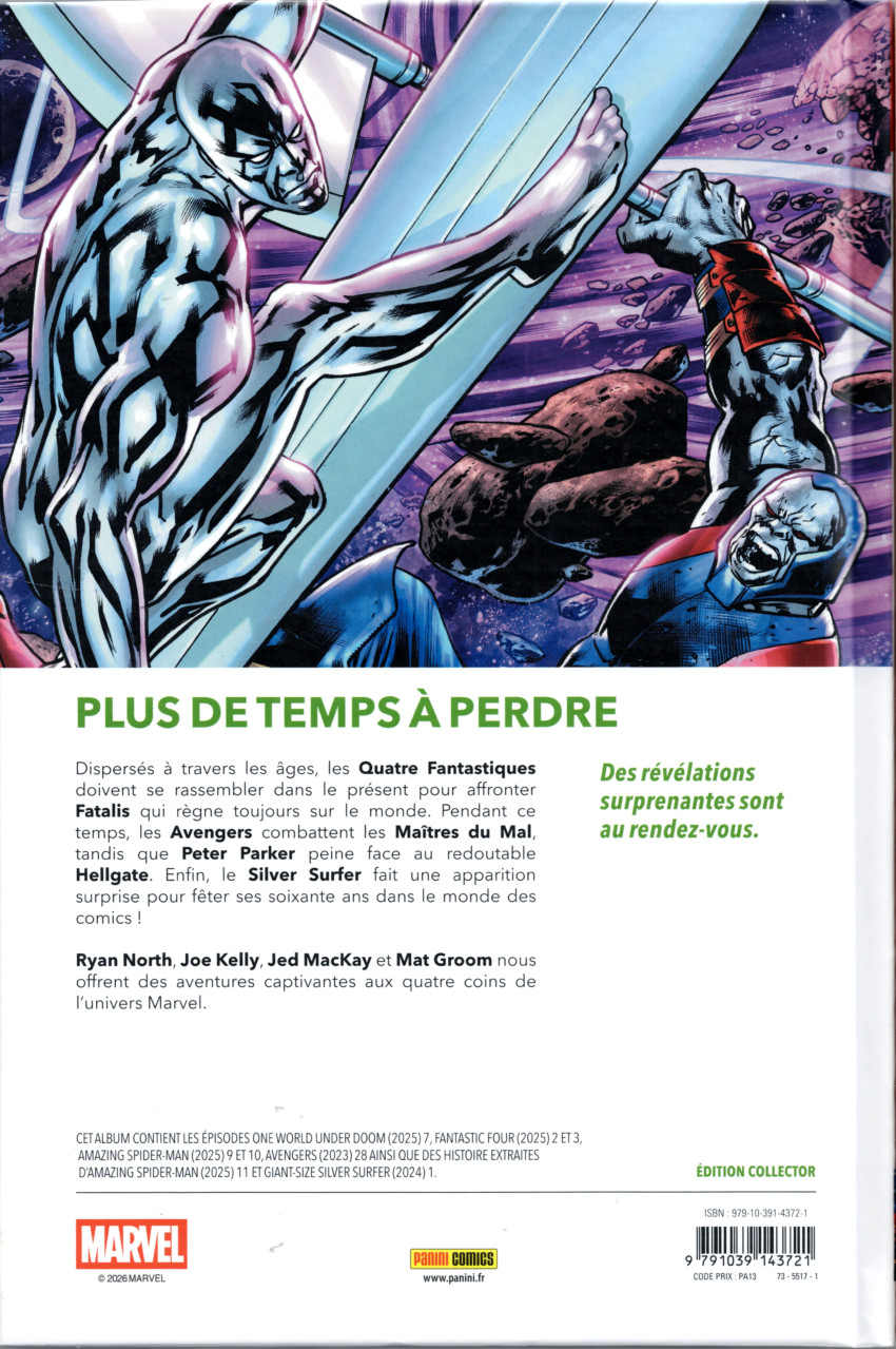 Verso de l'album Marvel World Volume 06