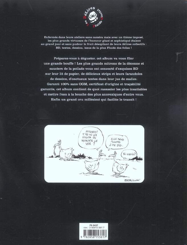 Verso de l'album Les Délires Fluide Glacial La bouffe !