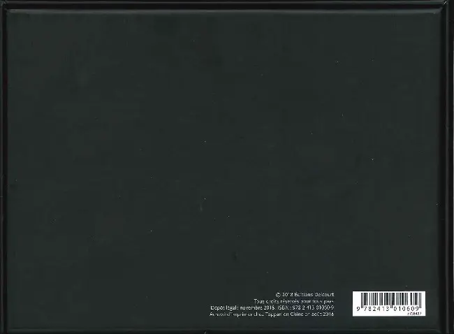 Verso de l'album 3 rêveries Homo Temporis, Homo Logos, Homo Faber