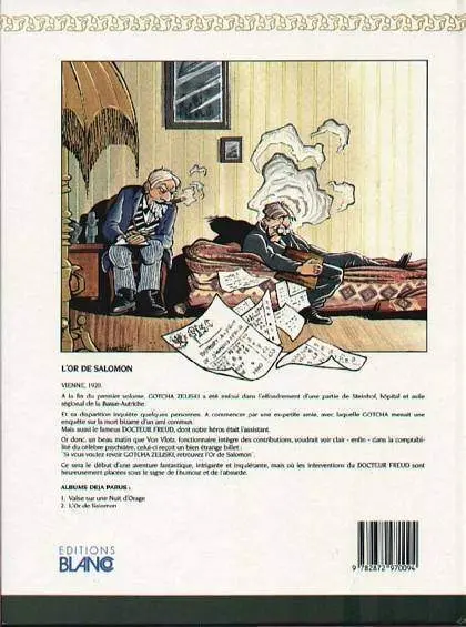 Verso de l'album Gotcha Tome 2 l'Or de Salomon