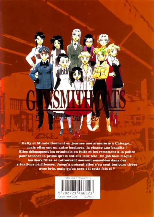 Verso de l'album Gunsmith Cats Burst 5