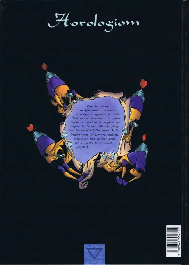 Verso de l'album Horologiom Tome 5 Le grand rouage