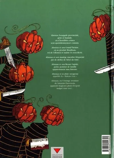 Verso de l'album Abraxas Tome 1 Le brouet sapide