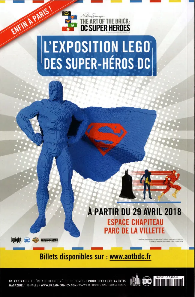 Verso de l'album Justice League - Récit Complet #7 Le Nouveau Super-Man : Made in China