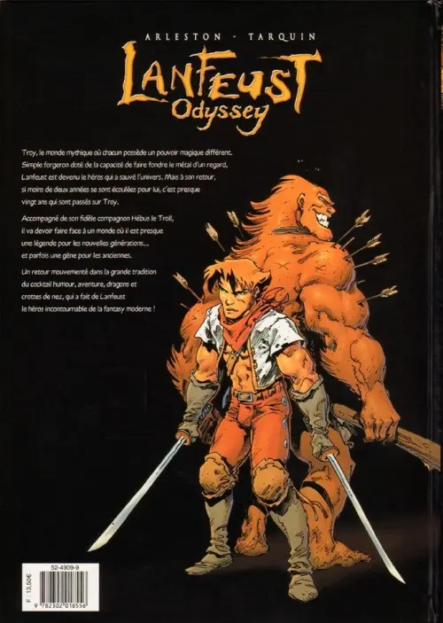Verso de l'album Lanfeust Odyssey Tome 3 Le banni d'Eckmül