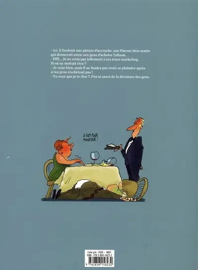 Verso de l'album Malaise vagal Tout pour se faire remarquer !