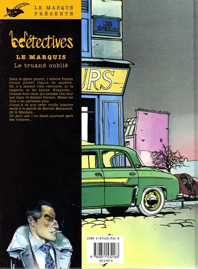 Verso de l'album Le Marquis Tome 1 Le truand oublié