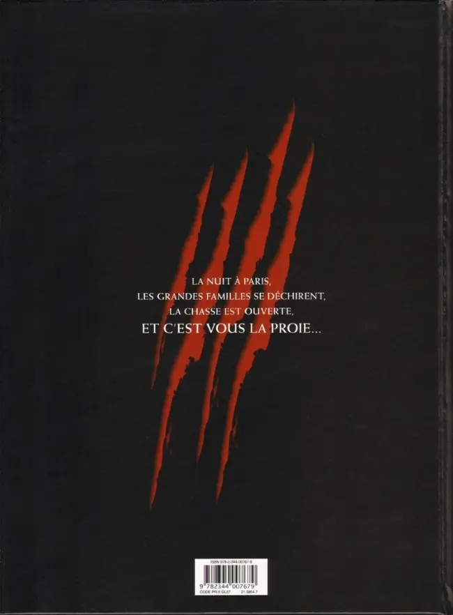Verso de l'album Meutes Tome 2 Lune rouge