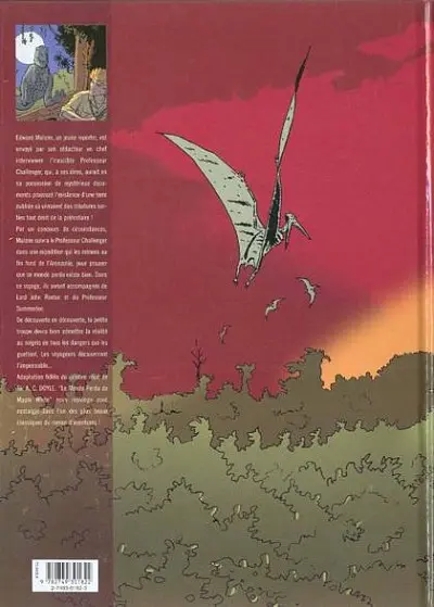 Verso de l'album Le Monde perdu de Maple White 1