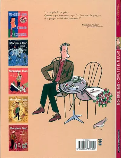 Verso de l'album Monsieur Jean Tome 5 Comme s'il en pleuvait