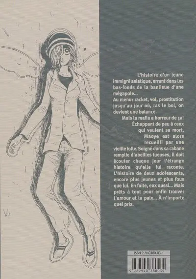 Verso de l'album My street Tome 1 La folle aux abeilles