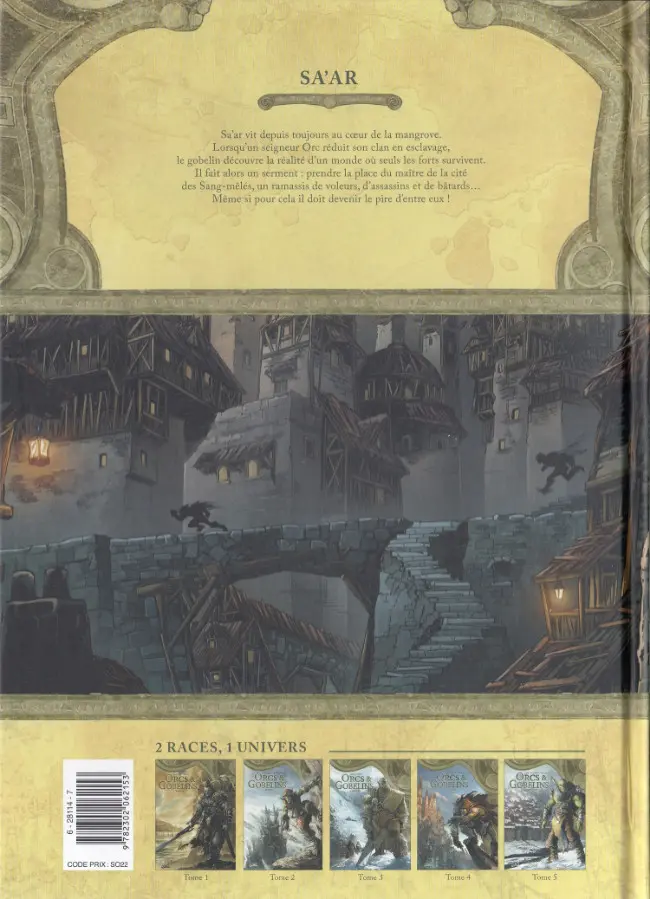 Verso de l'album Orcs & Gobelins Tome 4 Sa'ar