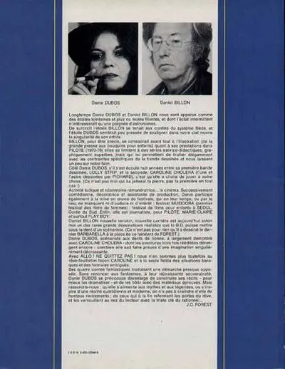 Verso de l'album Allô, ne quittez pas !