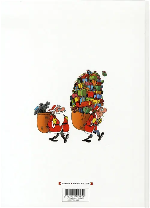 Verso de l'album Père Noël & Fils Tome 1 Bulles de Noël