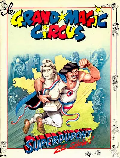 Couverture de l'album SuperDupont Le Grand Magic Circus SuperDupont ze show !
