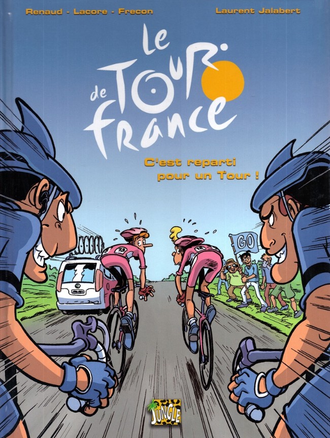 Couverture de l'album Le Tour de France en bandes dessinées Tome 2 C'est reparti pour un Tour !