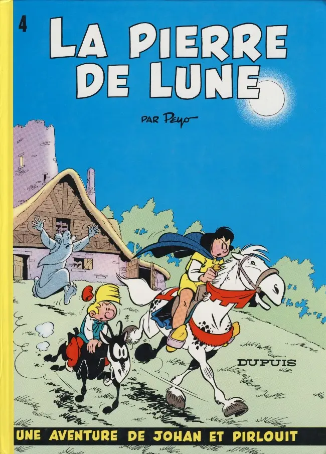 Couverture de l'album Johan et Pirlouit Tome 4 La pierre de lune