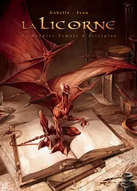 Couverture de l'album La Licorne Tome 1 Le Dernier Temple d'Asclépios