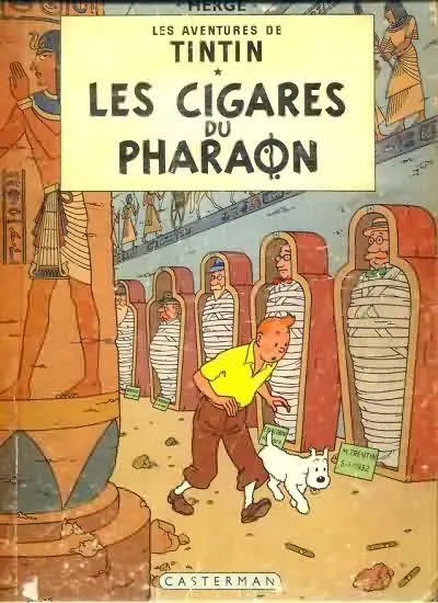Couverture de l'album Tintin Tome 4 Les cigares du pharaon